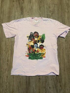 Supreme Muta Tee Light Pink FW23T43 SIZE m medium